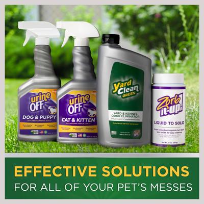 Show full view: Yard Clean Green Yard & Kennel Cat & Dog Odor Eliminator & Stain Remover Concentrate, 1-gal bottle slide 8 of 9