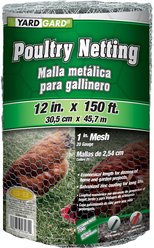 YardGard Poultry Netting Galvanized 1" Mesh Poultry Fence, 12-in x 150-ft roll