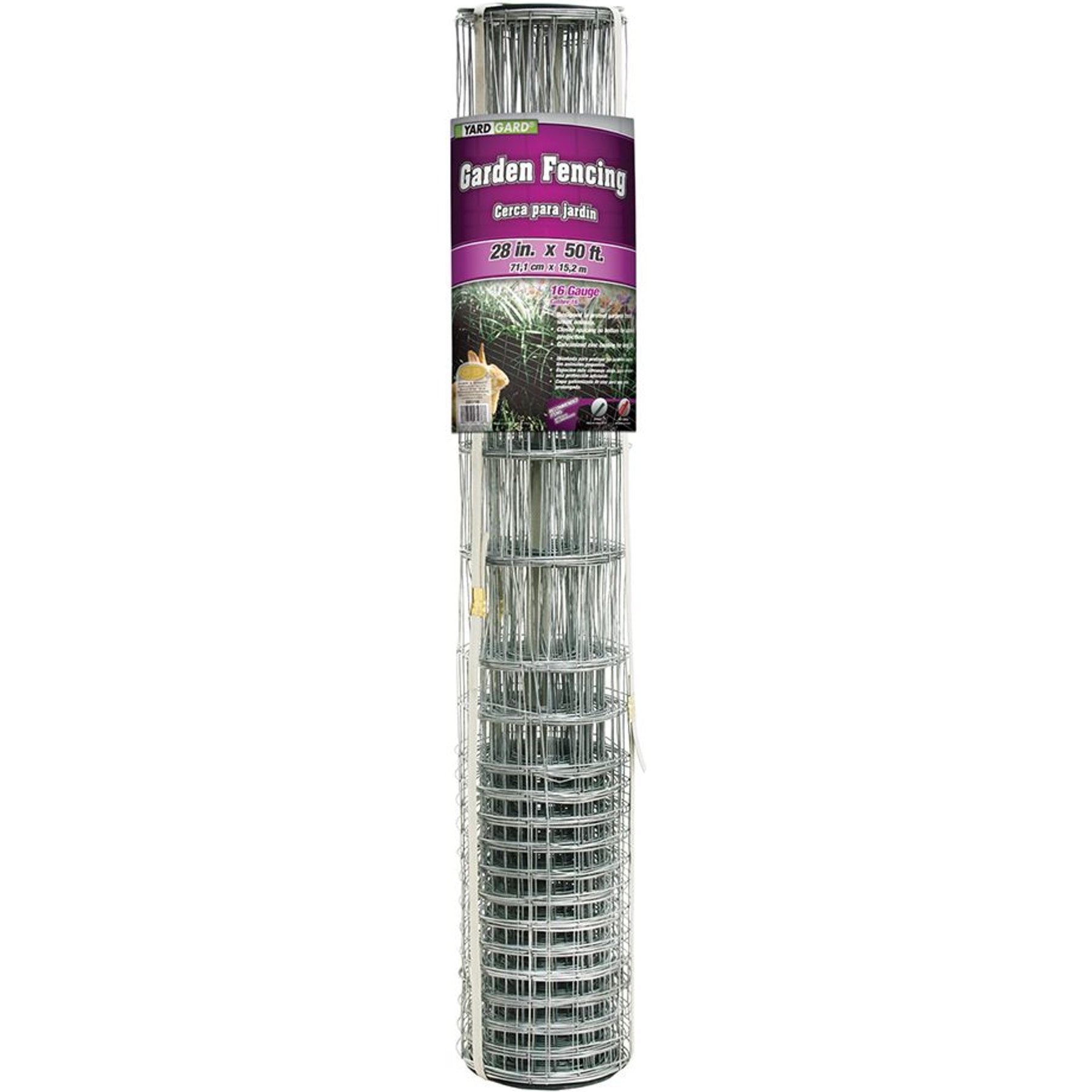 YardGard Welded Wire Galvanized Rabbit Fence, 28-in x 50-ft roll