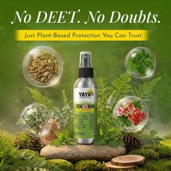YAYA Organics Tick Ban Dog Flea & Tick Repellent Spray, 4-fl oz bottle slide 2 of 7