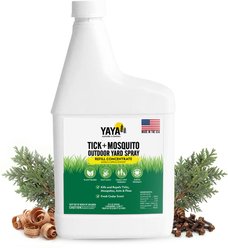 YAYA Organics Tick+Mosquito Outdoor Yard Concentrate Dog Spray, 32-fl oz bottle slide 1 of 9