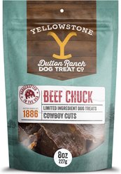 Yellowstone Dutton Ranch Dog Treat Co. Cowboy Cuts Chuck Crunchy Dog Treats, 8-oz bag