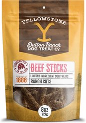 Yellowstone Dutton Ranch Dog Treat Co. Ranch Cuts Beef Sticks Soft & Chewy Dog Treats, 8-oz bag