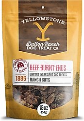 Yellowstone Dutton Ranch Dog Treat Co. Ranch Cuts Burnt Ends Crunchy Dog Treats, 16-oz bag