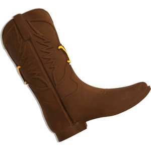 Yellowstone Jumbo Latex Squeaky Cowboy Boot Dog Toy