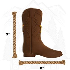 Yellowstone Jumbo Latex Squeaky Cowboy Boot Dog Toy slide 2 of 6