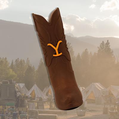 Show full view: Yellowstone Jumbo Latex Squeaky Cowboy Boot Dog Toy slide 3 of 7