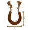 Show in main carousel: Yellowstone Latex Horseshoe with Rope Dog Toy slide 5 of 7