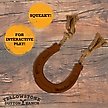 Show in main carousel: Yellowstone Latex Horseshoe with Rope Dog Toy slide 2 of 6