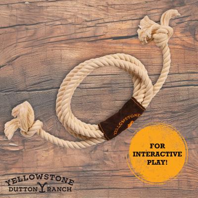 Show full view: Yellowstone Rope Lasso Tough Stuffing-Free Dog Tug Toy slide 2 of 6