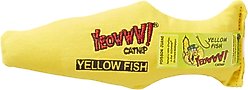 Yeowww! Catnip Fish Cat Toy, Yellow