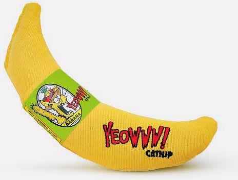 Show full view: Yeowww! Catnip Yellow Banana Cat Toy, 3 count slide 3 of 6