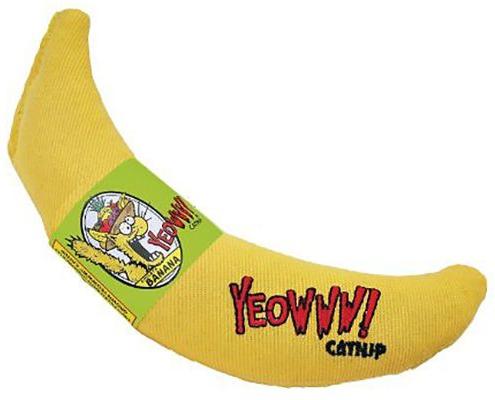 Show full view: Yeowww! Catnip Yellow Banana + Catnip Rainbow Cat Toy slide 2 of 7