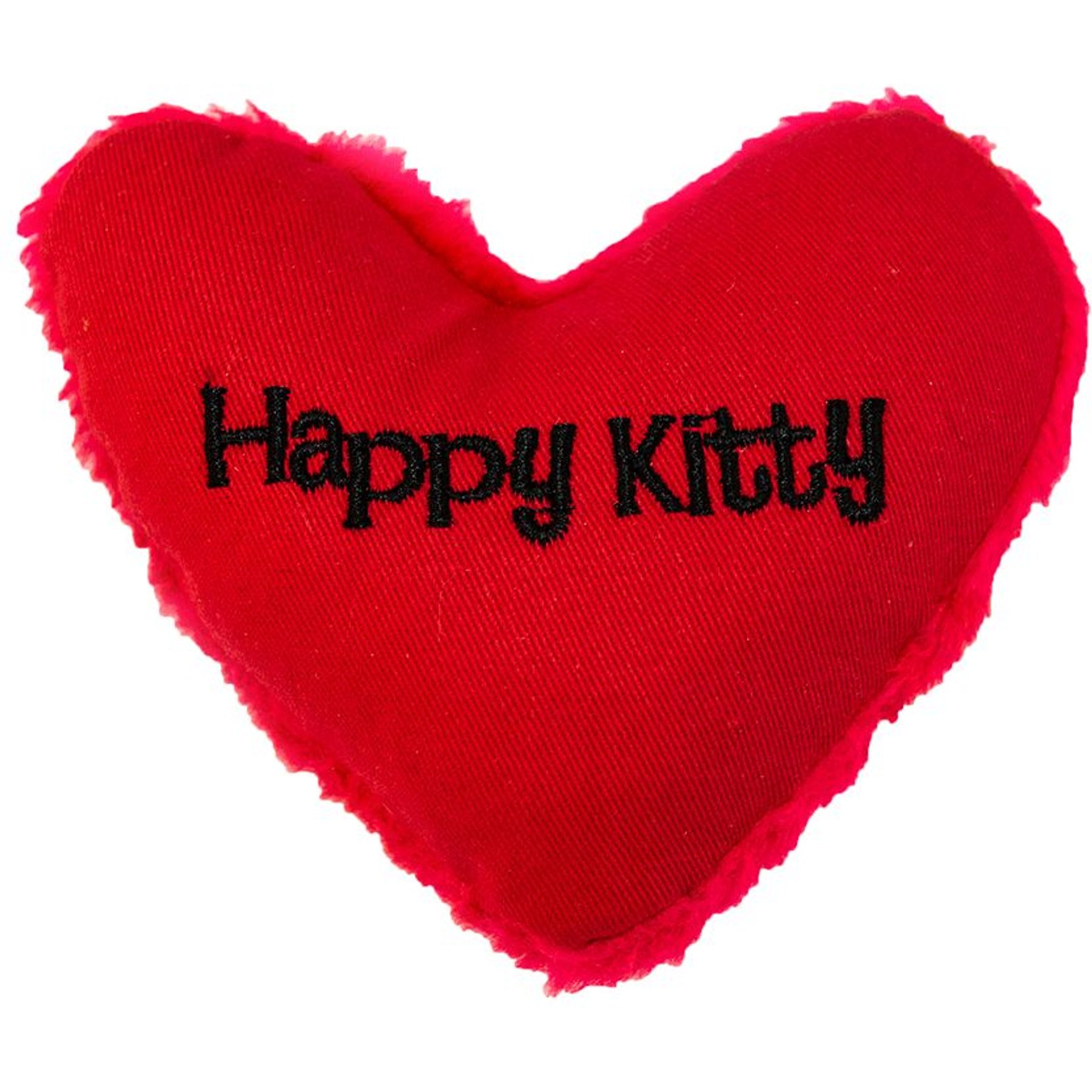 Yeowww! Hearrrt Attack Happy Kitty Cat Toy, Red