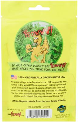 Show full view: Yeowww! Organic Catnip, 1-oz bag slide 4 of 8