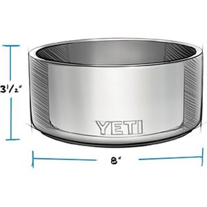 YETI Boomer Dog Bowl, Navy, 8-cup