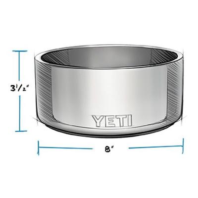 Show full view: YETI Boomer Dog Bowl, Stainless Steel, 8-cup slide 6 of 7