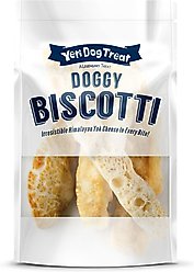 Yeti Dog Chew Biscotti Natural Himalayan Yak Cheese Dog Treats, 4 count