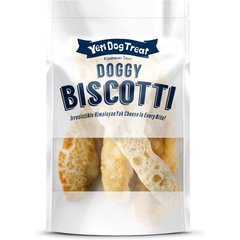 Yeti Dog Chew Biscotti Natural Himalayan Yak Cheese Dog Treats, 4 count