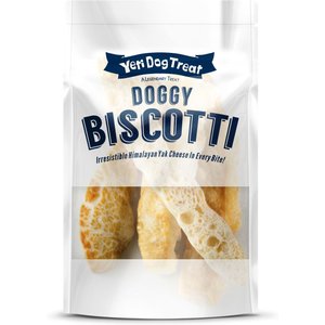 Yeti Dog Chew Biscotti Natural Himalayan Yak Cheese Dog Treats, 4 count