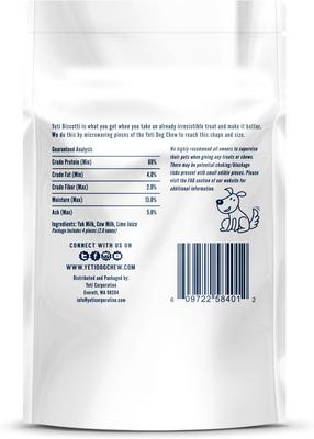 Show full view: Yeti Dog Chew Biscotti Natural Himalayan Yak Cheese Dog Treats, 4 count slide 3 of 4