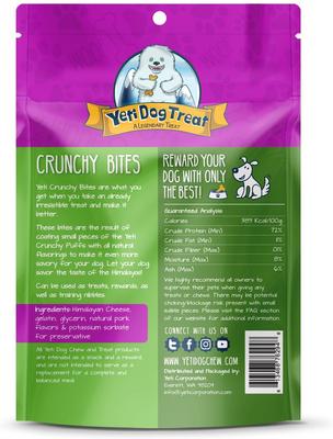 Show full view: Yeti Dog Chew Chicken Liver Crunchy Bites Himalayan Yak Cheese Dog Treats, 4-oz bag slide 3 of 3