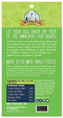 Show full view: Yeti Dog Chew X-Large Himalayan Cheese Dog Treat, 1 count slide 4 of 7