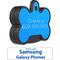 Show in main carousel: YIP Smart Tag Dog ID Tag - Works with Samsung Galaxy Phones, Bone, Blue slide 3 of 4