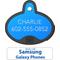 Show in main carousel: YIP Smart Tag Dog ID Tag - Works with Samsung Galaxy Phones, Oval, Blue slide 2 of 4