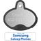 Show in main carousel: YIP Smart Tag Dog ID Tag - Works with Samsung Galaxy Phones, Oval, Silver slide 2 of 4