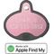 Show in main carousel: YIP Smart Tag ID & Tracker - Works with Apple Find My, Oval, Rose Gold slide 2 of 4
