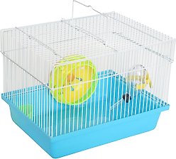 YML Basic Hamster Cage & Accessories, Blue