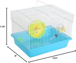 YML Basic Hamster Cage & Accessories, Blue slide 2 of 2