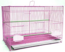 YML Bird Breeding Bird Cage, Medium, Pink