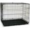 Show in main carousel: YML Collapsible Metal Small Pet Crate with Bottom Gate, Black, 24-in slide 4 of 5
