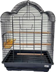 YML Open Shell Top Bird Cage, Large, Black