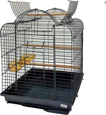 Show full view: YML Open Shell Top Bird Cage, Large, Black slide 3 of 3