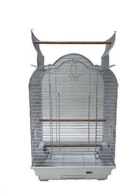 Show full view: YML Open Shell Top Bird Cage, Medium, White slide 2 of 2