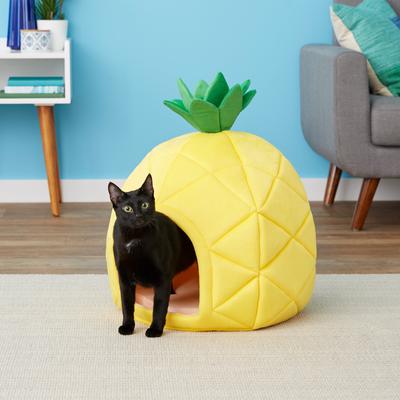 Show full view: YML Pineapple Covered Cat & Dog Bed, Medium slide 4 of 8
