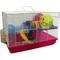 Show in main carousel: YML Rectangle Hamster Habitat Cage & Accessories, Pink slide 1 of 1