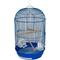 Show in main carousel: YML Round Dome Top Small Bird Cage with Perch, Blue slide 1 of 2
