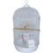 Show in main carousel: YML Round Dome Top Small Bird Cage with Perch, White slide 1 of 2