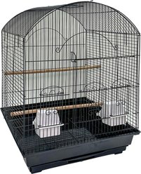 YML Round Top Bird Cage, Large, Black slide 2 of 2