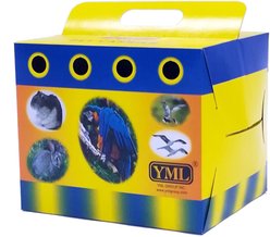 YML Small Animal Cardboard Carrier, Medium, 6.5 x 5.5 x 5.5-in, 100 count