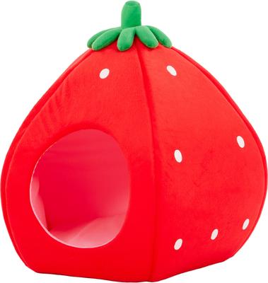 Show full view: YML Strawberry Covered Cat & Dog Bed, Medium slide 4 of 10