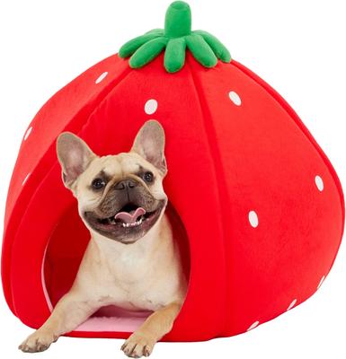 Show full view: YML Strawberry Covered Cat & Dog Bed, Medium slide 6 of 10