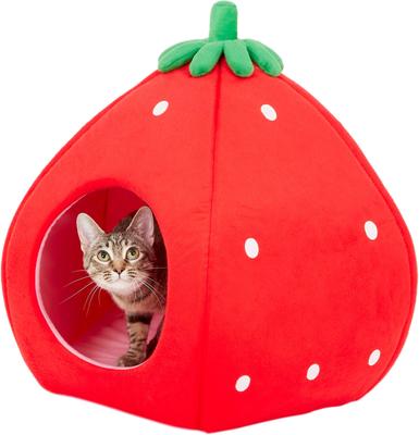 Show full view: YML Strawberry Covered Cat & Dog Bed, Medium slide 7 of 10