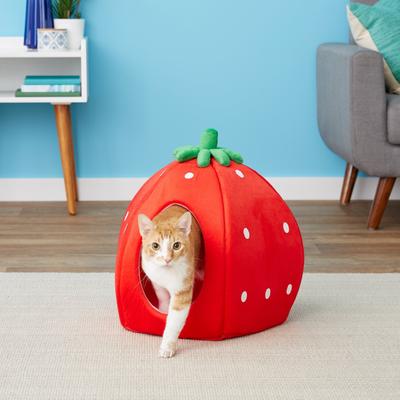 Show full view: YML Strawberry Covered Cat & Dog Bed, Small slide 4 of 9