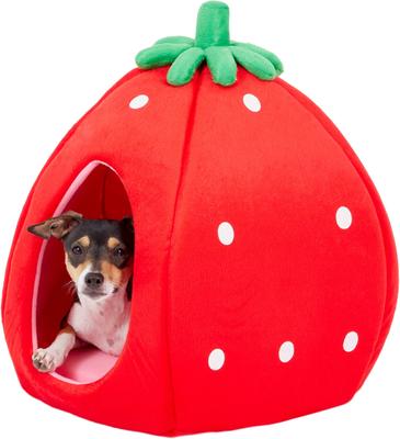 Show full view: YML Strawberry Covered Cat & Dog Bed, Small slide 5 of 9