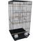 Show in main carousel: YML Tall Flat Top Four Door Small Bird Cage, Black slide 1 of 1